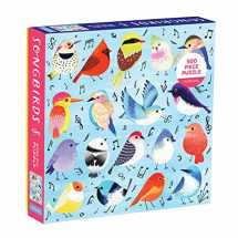 9780735357655-073535765X-Mudpuppy Songbirds 500 Piece Family Jigsaw Puzzle, Illustrated Songbird Puzzle for Families and Adults with Colorful Birds and Music Notes