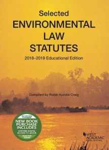 9781640209466-1640209468-Selected Environmental Law Statutes, 2018-2019 Educational Edition (Selected Statutes)