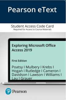 9780136851639-0136851630-Exploring Microsoft Office Access 2019 Comprehensive