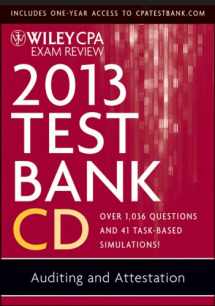 9781118363195-1118363191-Wiley CPA Exam Review 2013 Test Bank CD, Auditing and Attestation