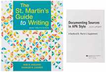 9781319354107-1319354106-The St. Martin's Guide to Writing, Short Edition & Documenting Sources in APA Style: 2020 Update