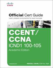 9781587205972-1587205971-Ccent/CCNA Icnd1 100-105 Official Cert Guide, Academic Edition