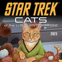 9780789342638-0789342634-Star Trek: Cats of the U.S.S. Enterprise 2023 Wall Calendar