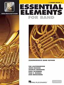9780634003219-0634003216-Essential Elements for Band - F Horn Book 1 with EEi (Book/Online Media)