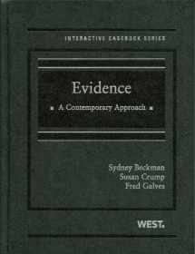 9780314191052-0314191054-Evidence: A Contemporary Approach (Interactive Casebooks)