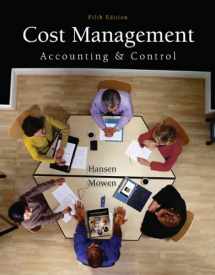 9780324233100-0324233108-Cost Management: Accounting and Control (Available Titles CengageNOW)
