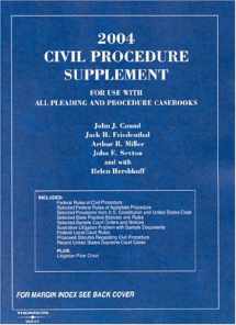 9780314153548-0314153543-2004 Civil Procedure Supplement for Use with All Pleading and Procedure Casebooks