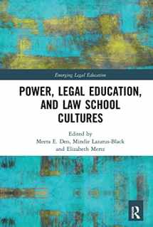 9781032240121-1032240121-Power, Legal Education, and Law School Cultures (Emerging Legal Education)