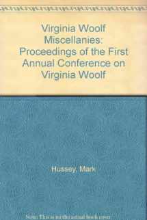 9780944473085-0944473083-Virginia Woolf Miscellanies: Proceedings of the First Annual Conference on Virginia Woolf