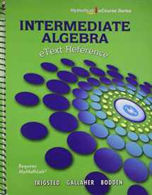9780321818621-0321818628-MyMathLab for Trigsted/Gallaher/Bodden Intermediate Algebra - Access Card, Guided Notebook for MyMathLab for Trigsted/Gallaher/Bodden Intermediate ... Intermediate Algebra MyMathLab Pack