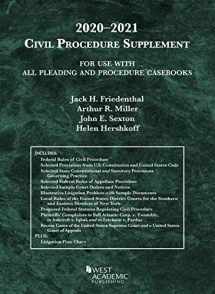 9781684679706-1684679702-Civil Procedure Supplement, for Use with All Pleading and Procedure Casebooks, 2020-2021 (American Casebook Series)