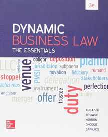 9781259621727-1259621723-Dynamic Business Law: The Essentials with Connect