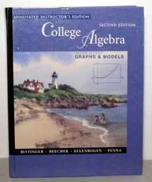 9780201662320-0201662329-Colledge Algebra, Graphs & Models, Annotated Instructor's Edition, 2nd Edition