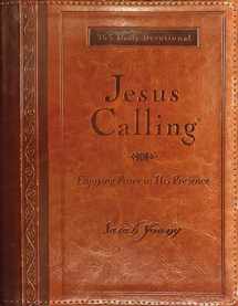 9781400318131-1400318130-Jesus Calling, Large Text Brown Leathersoft, with full Scriptures: Enjoying Peace in His Presence (a 365-day Devotional)