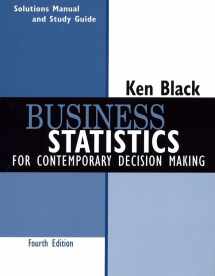 9780471466079-0471466077-Business Statistics, Student Study Guide: For Contemporary Decision Making