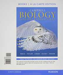 9780133909029-0133909026-Campbell Biology: Concepts & Connections, Books a la Carte Plus Mastering Biology with eText -- Access Card Package (8th Edition)