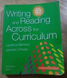 9780134586328-0134586328-Writing and Reading Across the Curriculum, MLA Update Edition (13th Edition)