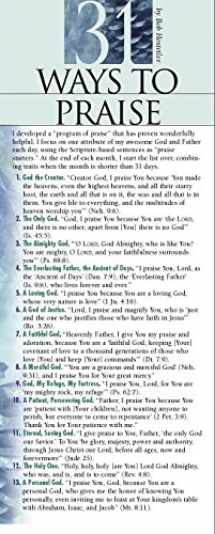 9781576839072-1576839079-31 Ways to Praise 50-pack (Prayer Cards)