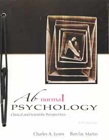 9781618826343-1618826344-Abnormal Psychology Clinical and Scientific Perspectives 5th Ed