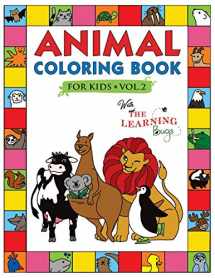 9781910677445-1910677442-Animal Coloring Book for Kids with The Learning Bugs Vol.2: Fun Children's Coloring Book for Toddlers & Kids Ages 3-8 with 50 Pages to Color & Learn the Animals & Fun Facts About Them