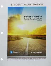 9780134830216-0134830210-Personal Finance, Student Value Edition Plus MyLab Finance with Pearson eText -- Access Card Package (The Pearson Series in Finance)