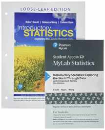 9780135268674-0135268672-Introductory Statistics, Loose-Leaf Edition Plus MyLab Statistics -- Access Card Package
