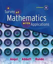 9780321603470-0321603478-Survey of Mathematics with Applications, Expanded Edition Value Pack (includes MyMathLab/MyStatLab Student Access Kit & Video Lectures on CD with ... Mathematics with Applications) (8th Edition)