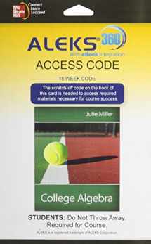 9780077841447-0077841441-ALEKS 360 Access Card (18 weeks) for College Algebra