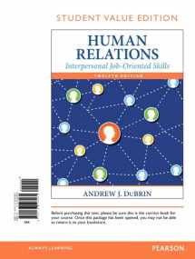 9780133543261-0133543269-Human Relations: Interpersonal Job-Oriented Skills