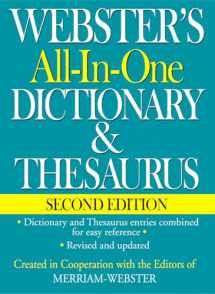 9781596951471-1596951478-Webster's All-In-One Dictionary & Thesaurus, Second Edition, Newest Edition