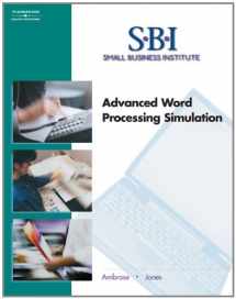 9780538437554-0538437553-SBI: Advanced Word Processing Simulation (with CD-ROM) (Word Processing I)