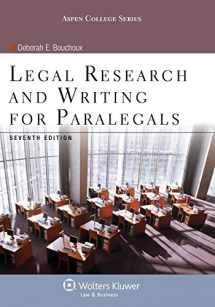 9781454831327-1454831324-Legal Research & Writing for Paralegals Seventh Edition (Aspen College)