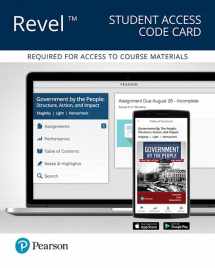 9780134628974-0134628977-Revel for Government By the People, 2016 Presidential Election Edition -- Access Card (26th Edition)