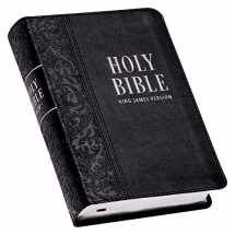 9781432133009-1432133004-KJV Holy Bible, Compact Large Print Faux Leather Red Letter Edition - Ribbon Marker, King James Version, Black