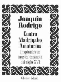 9780711922419-0711922411-Cuatro Madrigales Amatorios: Medium Voice and Piano