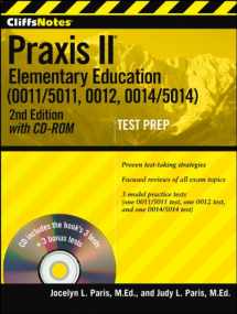 9781118104392-1118104390-CliffsNotes Praxis II Elementary Education (0011/5011, 0012, 0014/5014) with CD-ROM, Second Edition (CliffsNotes (Paperback))