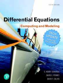 9780134996011-0134996011-Differential Equations: Computing and Modeling Tech Update, Books a la Carte, and MyLab Math with Pearson eText -- 24-Month Access Card Package