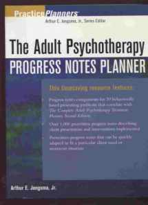 9780471347637-0471347639-The Adult Psychotherapy Progress Notes Planner (PracticePlanners)