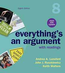 9781319362379-1319362370-Everything's An Argument with Readings, 2020 APA Update