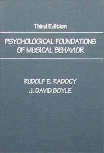 9780398067205-0398067201-Psychological Foundations of Musical Behavior