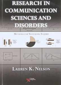 9781597562461-1597562467-Research in Communication Sciences and Disorders: Methods for Systematic Inquiry