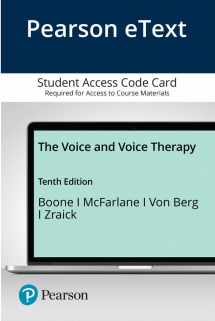 9780134894461-0134894464-The Voice and Voice Therapy, Pearson eText -- Access Card