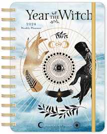 9781631369773-1631369776-Year of the Witch 2024 Weekly Planner by Temperance Alden | Travel-Size 12-Month Calendar | Compact 5" x 7" | Flexible Cover, Wire-O Binding, Elastic Closure, Inner Pockets