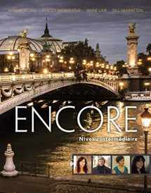 9781305967090-1305967097-Encore Intermediate French, Student Text: Niveau intermediaire