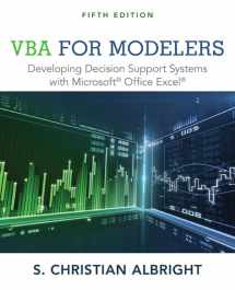 9781285869612-1285869613-VBA for Modelers: Developing Decision Support Systems with Microsoft Office Excel