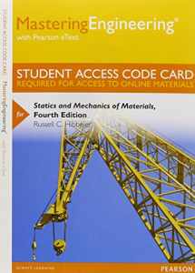 9780133454680-0133454681-MasteringEngineering with Pearson eText -- Standalone Access Card -- for Statics and Mechanics of Materials