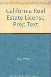 9780132200134-0132200139-California Real Estate License Preparation Text
