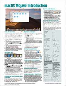9781944684556-1944684557-macOS Mojave Introduction Quick Reference Guide (Cheat Sheet of Instructions, Tips & Shortcuts - Laminated Guide)