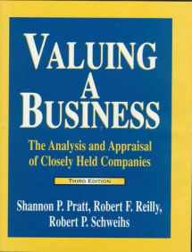 9781556239717-1556239718-Valuing a Business: The Analysis and Appraisal of Closely Held Companies (Valuing a Business, 3rd ed. the Analysis and Appraisal of Closely Held Companies)