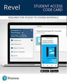 9780134635880-0134635884-Revel for Invitation to Psychology -- Access Card